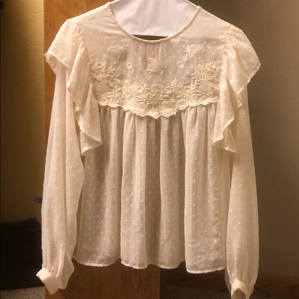 zara blouse nwt